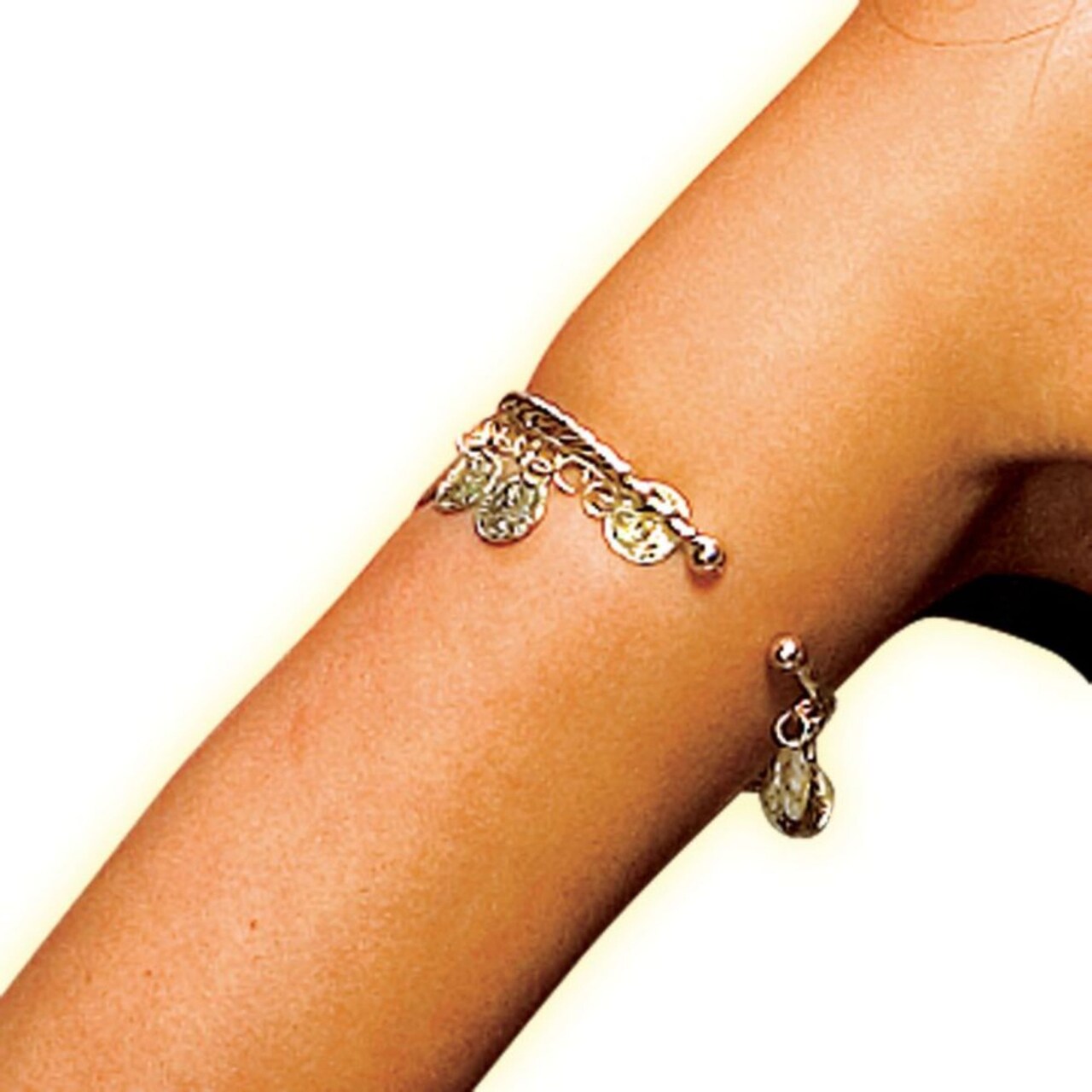 The Costume Center Gold Spartan Queen Women Adult Halloween Coin Bracelet Costume Accessory - One Size